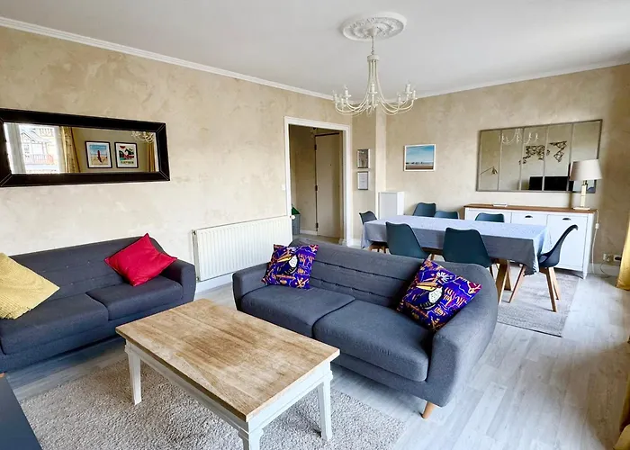 - Triangle D'or - 75m2 - 7 Personnes - Parking - Lits Faits Deauville