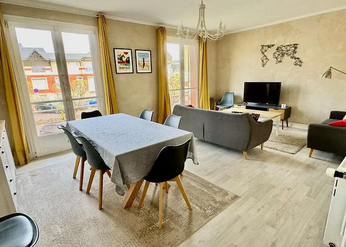 - Triangle D'or - 75m2 - 7 Personnes - Parking - Lits Faits Deauville